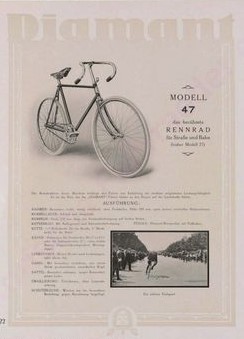 Diamant Rennrad Modell 47