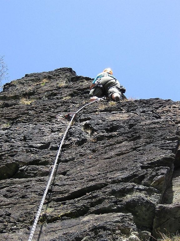 Sonntagsklettern im Steinicht