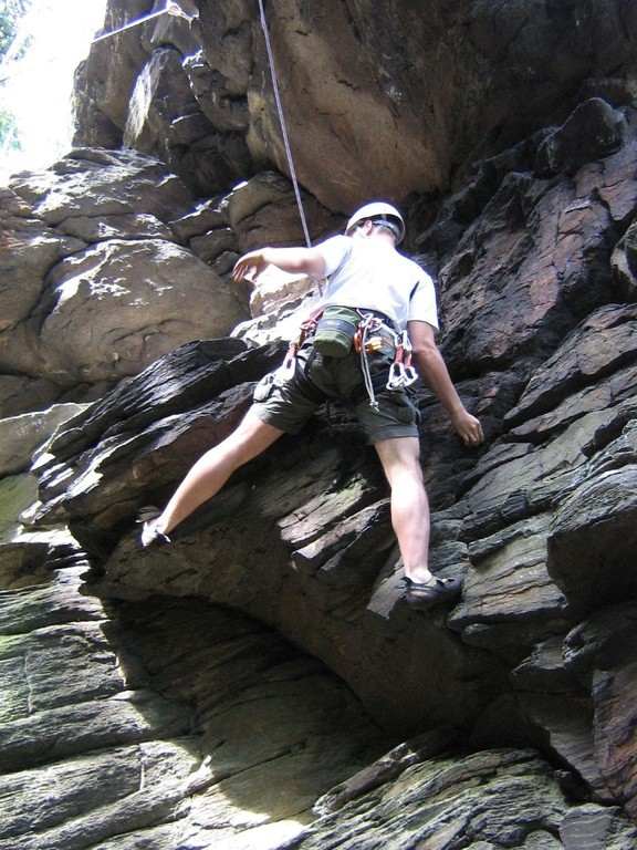 Klettern am Poppenstein / Geigenbachtal / Vogtland