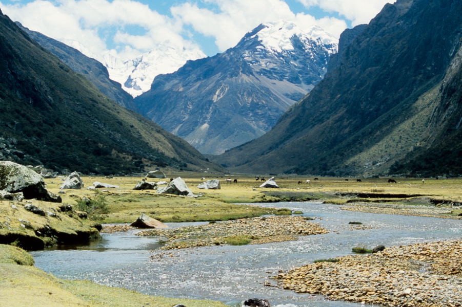 Blick in die Quebrada Quilcayhuanca (Cordillera Blanca)