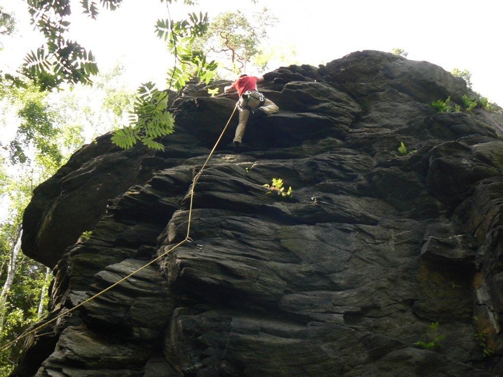 Klettern am Poppenstein / Geigenbachtal / Vogtland