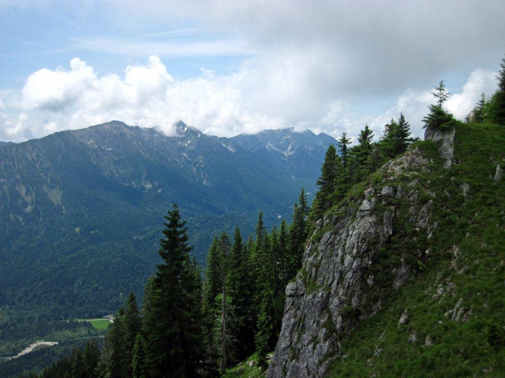 Wanderung bei Schloß Linderhof - Ammergauer Alpen