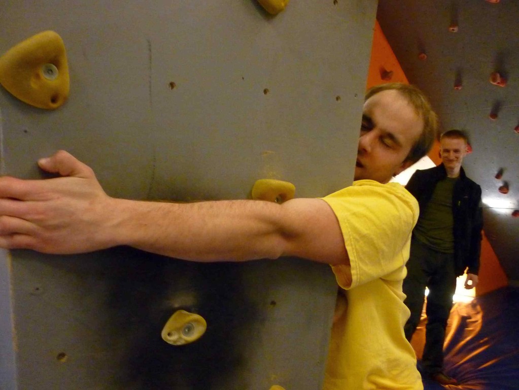 Mittwochstraining im Boulderboden Waldpark Grünheide