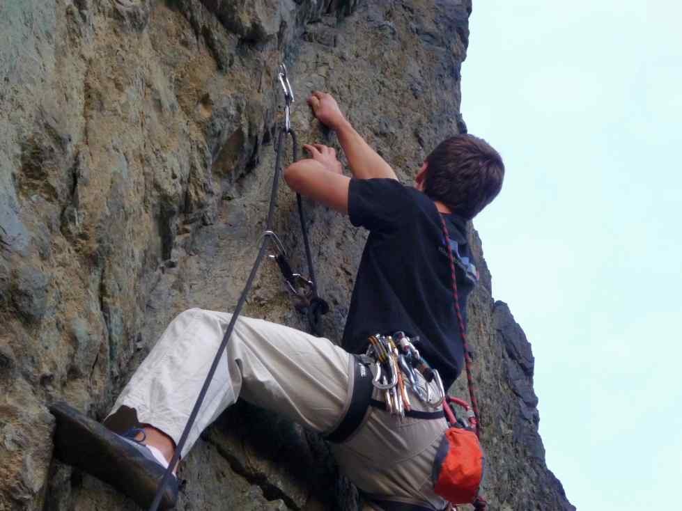 Klettern im Steinicht