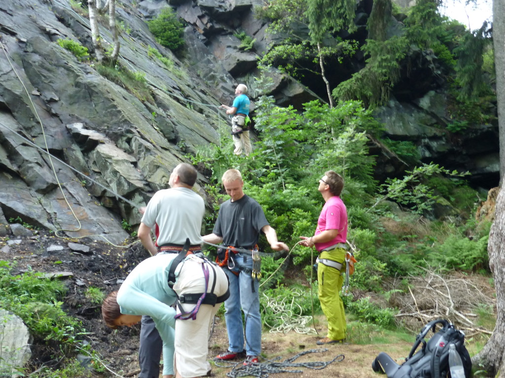 Mittwochstraining am Wendelstein Grünbach - Reibungsplatten (Foto:J.Bartsch)