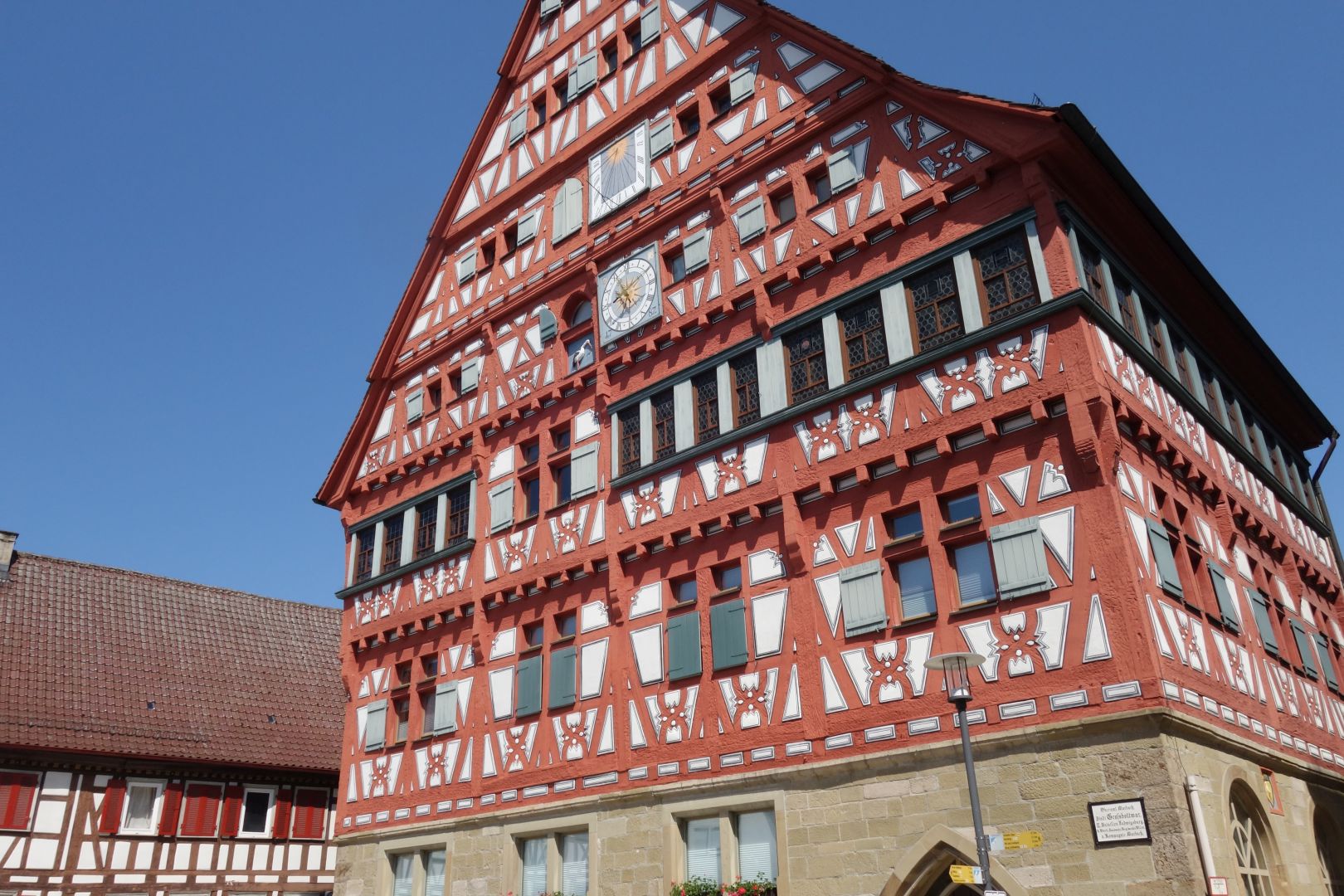 Fachwerk Rathaus in Großbottwar