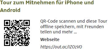 QR-Code von der Paddeltour im Spreewald, zum Mitnehmen für iPhone und Android