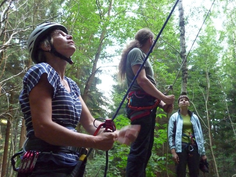 Mittwochstraining am Poppenstein bei schönem Sommerwetter, 04.07.2012