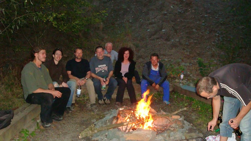 DAV Arbeitseinsatz im Klettergebiet Steinicht, 07.09.2011