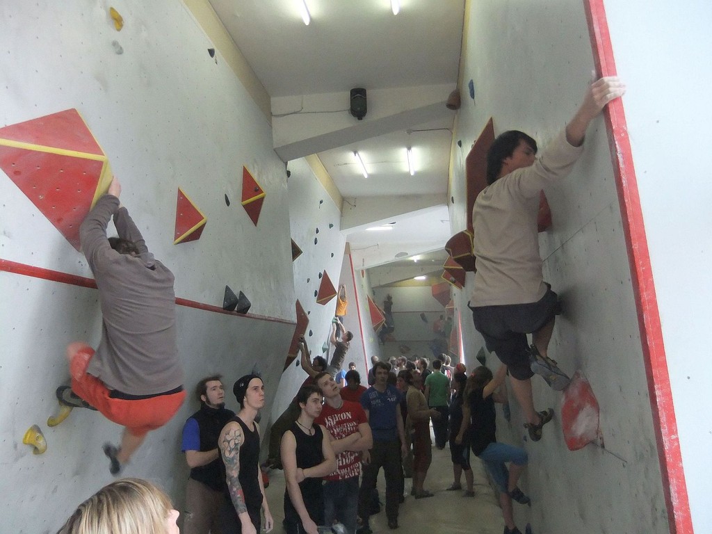 Bouldercup in der Chemnitzer Boulderlounge, 14.01.2012