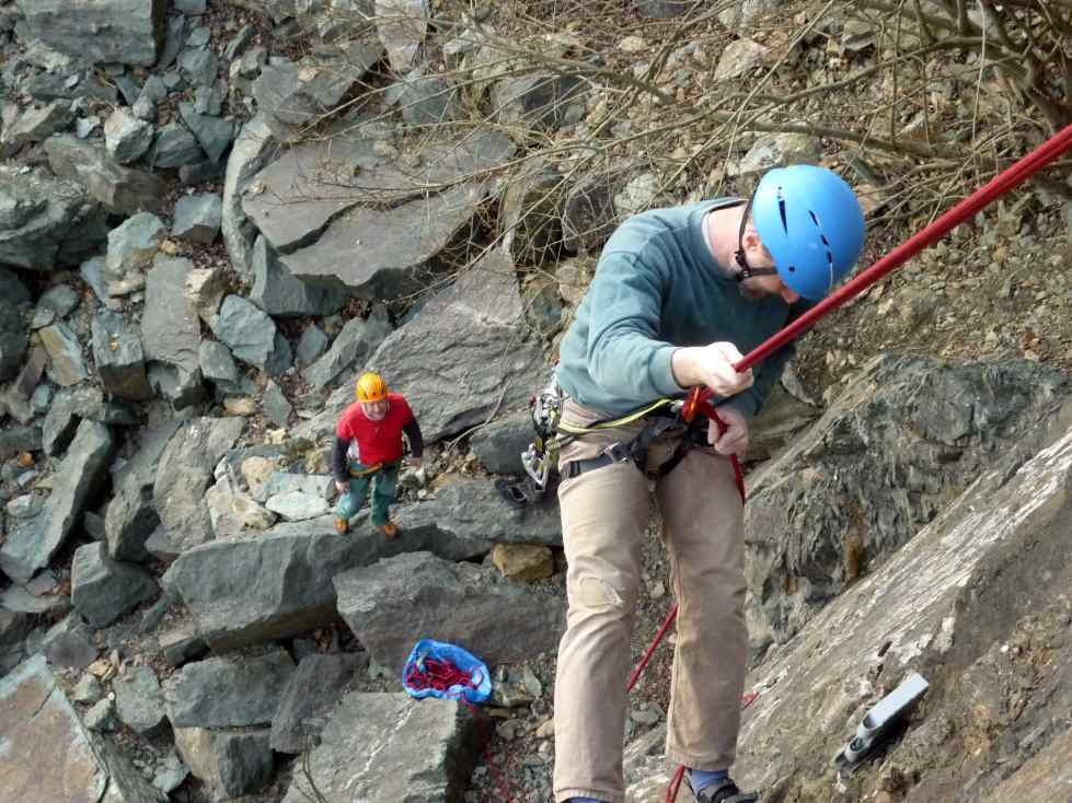 Klettern im Steinicht