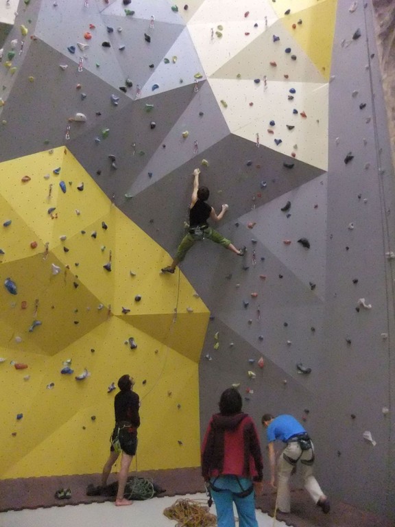 Feiertagsklettern in der Chemnitzer Kletterhalle 26.12.2011