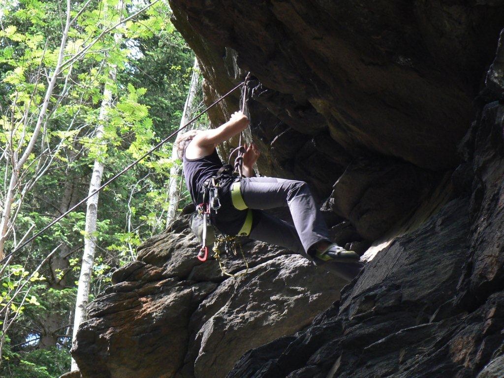 Klettern am Poppenstein / Geigenbachtal / Vogtland