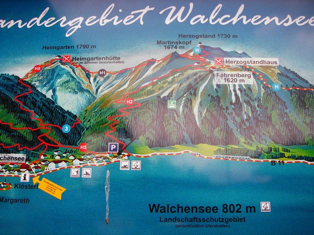 Wettersteingebirge und Walchensee