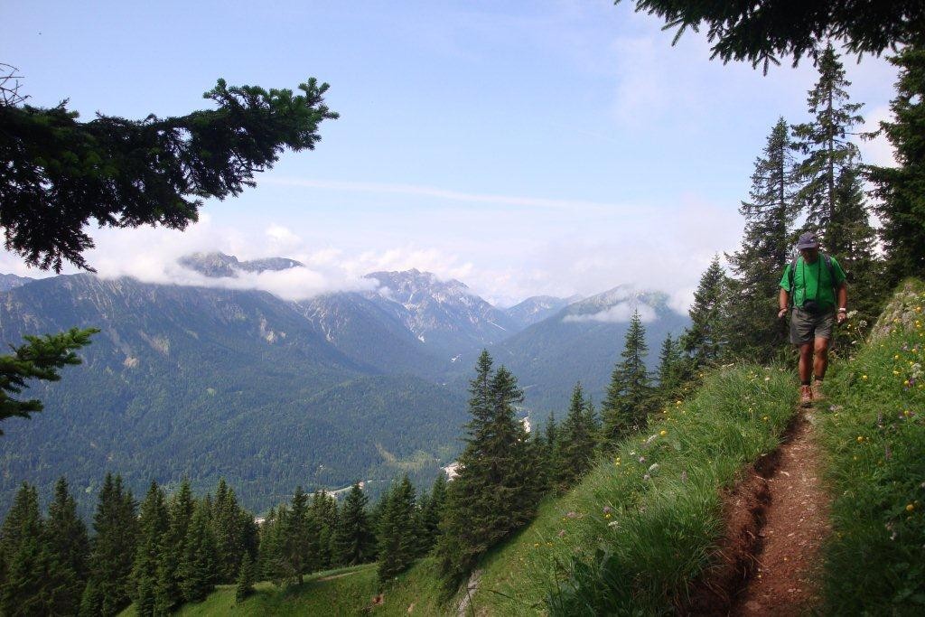 Wanderung bei Schloß Linderhof - Ammergauer Alpen