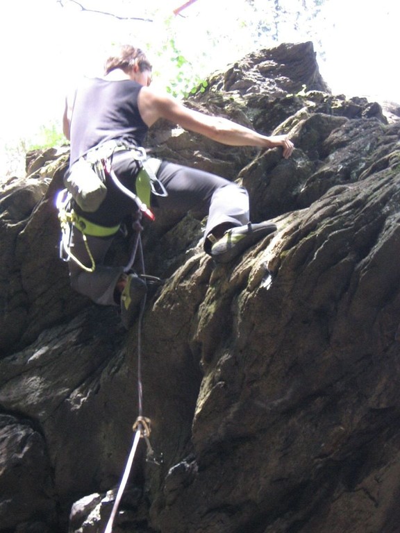 Klettern am Poppenstein / Geigenbachtal / Vogtland