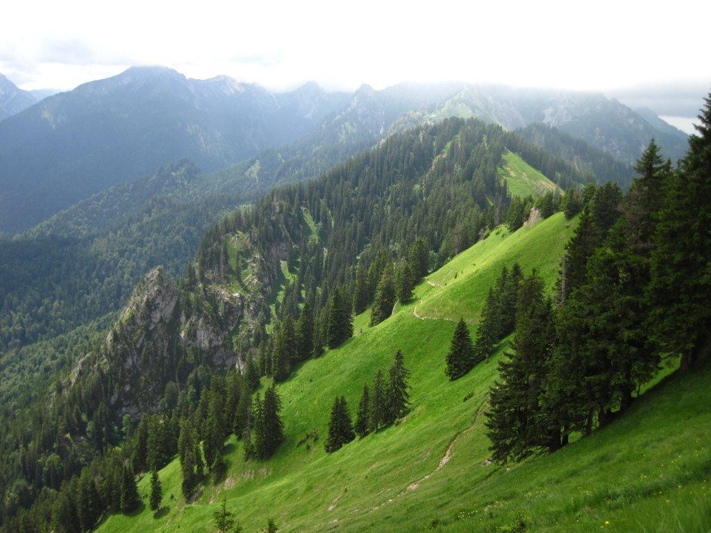 Wanderung bei Schloß Linderhof - Ammergauer Alpen