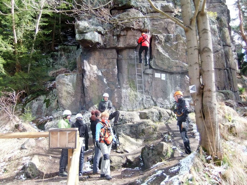 Klettersteig Erlabrunn, kein April Scherz !