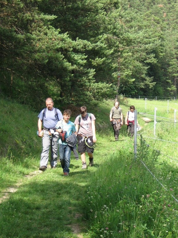 unterwegs auf den Hanni Treuheit Pfad