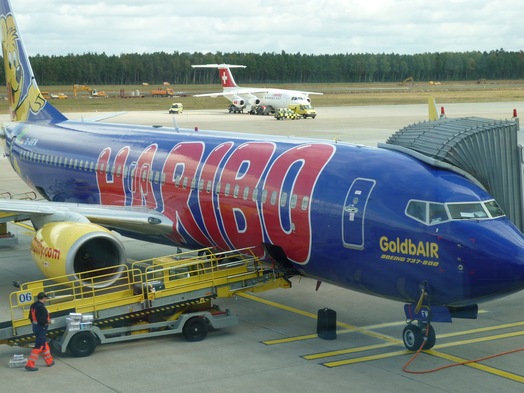 mit dem Haribo Flieger reisen Georg und Jens Anfang Oktober auf die Mittelmeerinsel Mallorca