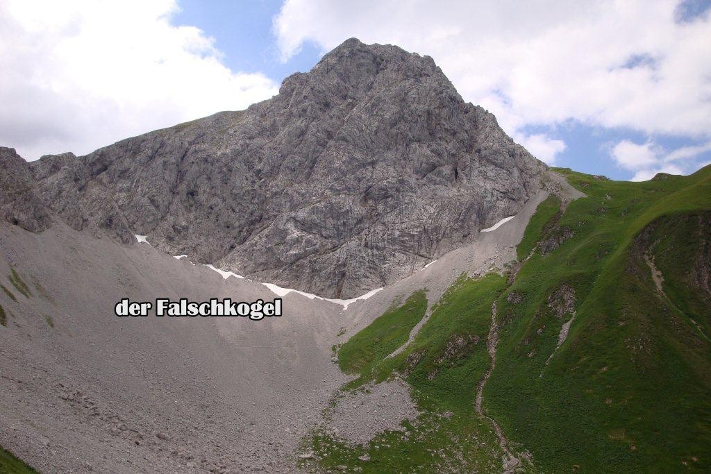 Tour zum Falschen Kogel 2388 m in den Lechtaler Alpen