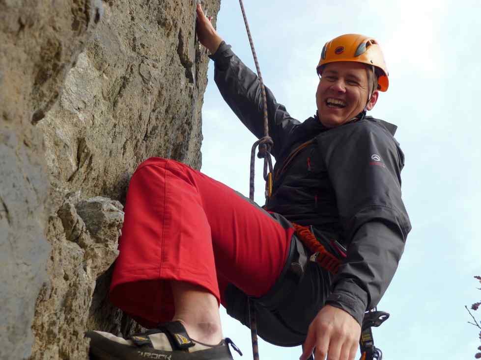 DAV Abklettern im Steinicht, Vogtland, Sachsen