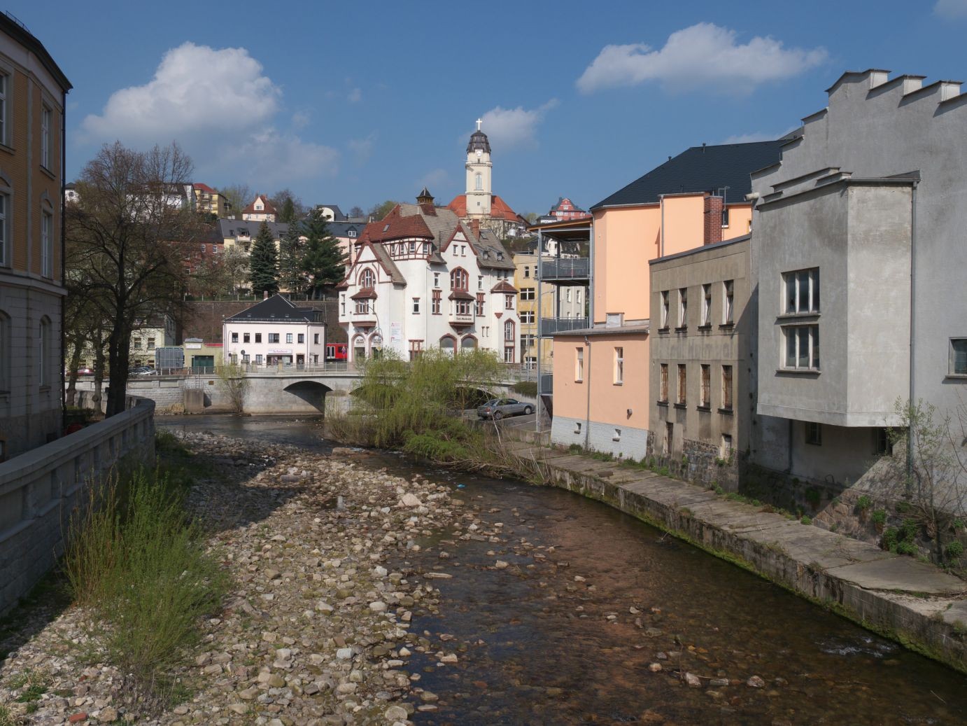 im Zentrum von Aue