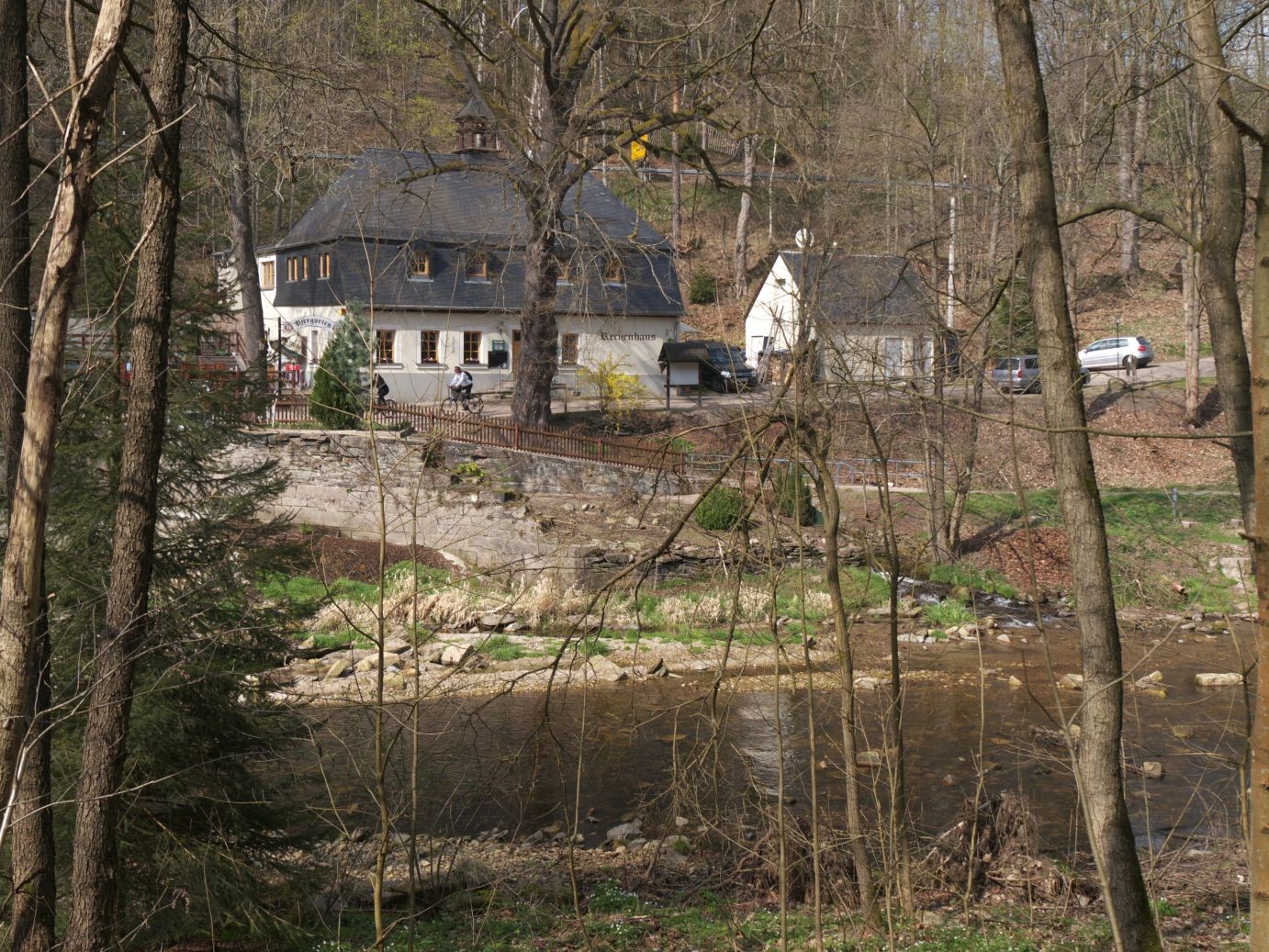 das Rechenhaus, eines der ältesten Gasthäuser Sachsens und früher Dienstwohnung des Grabenmeisters