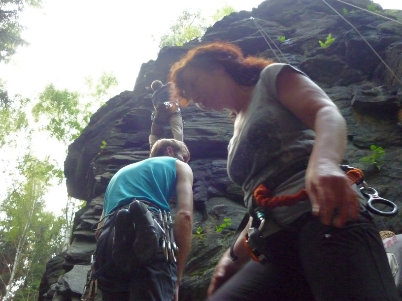 Mittwochstraining am Poppenstein bei schönem Sommerwetter, 04.07.2012