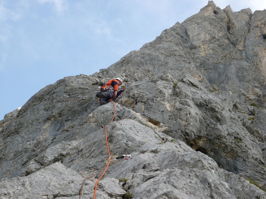 Im Zwerchweg (6-,5+obl., 6SL) an der Zwerchwand