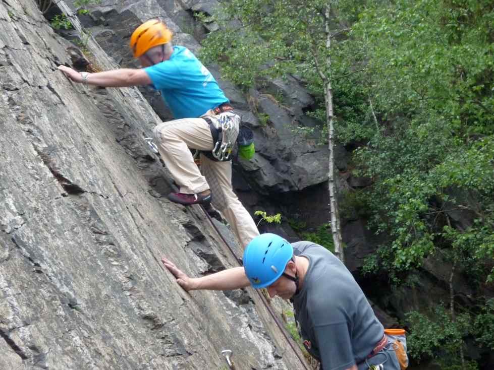 Klettern am Wendelstein in Grünbach-oberes Göltzschtal-Vogtland