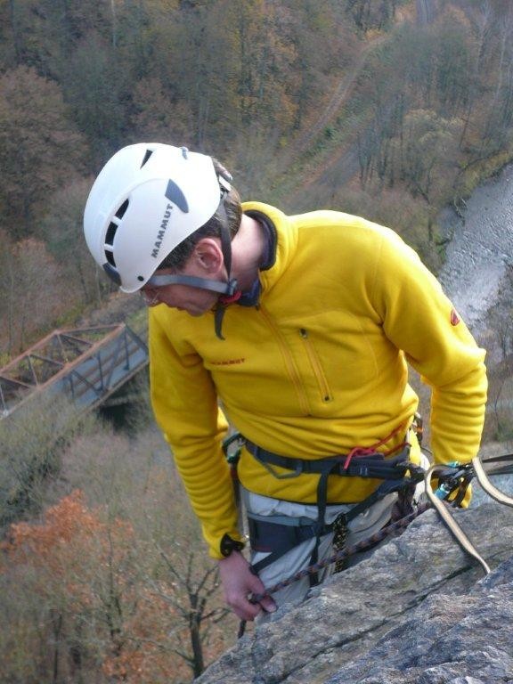 DAV Abklettern im Steinicht, Vogtland, Sachsen