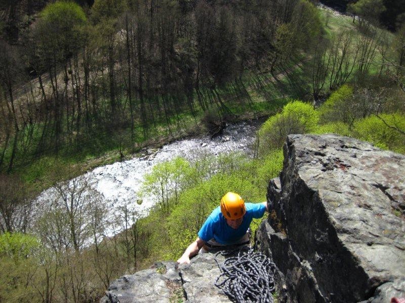 Sonntagsklettern im Steinicht