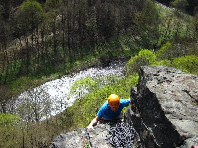 Sonntagsklettern im Steinicht