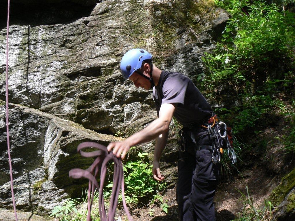 Klettern am Poppenstein / Geigenbachtal / Vogtland