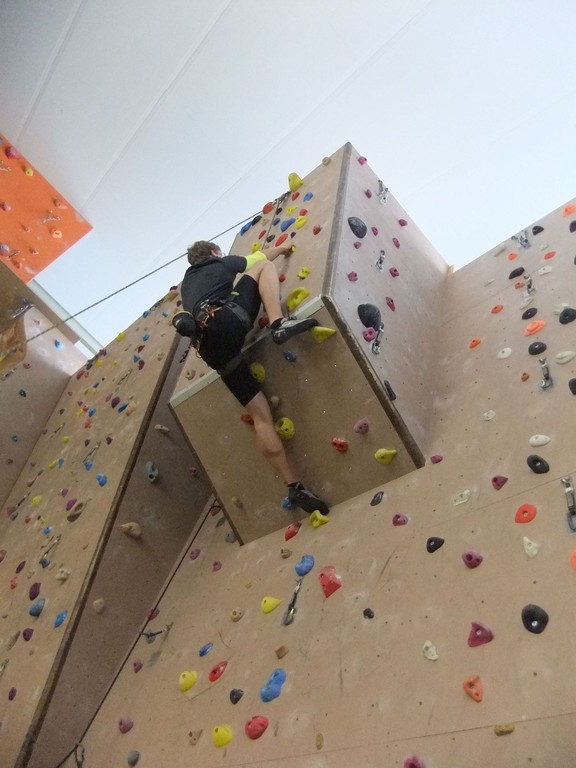 Silvester Indoor Klettern in der Hofer Kletterhalle