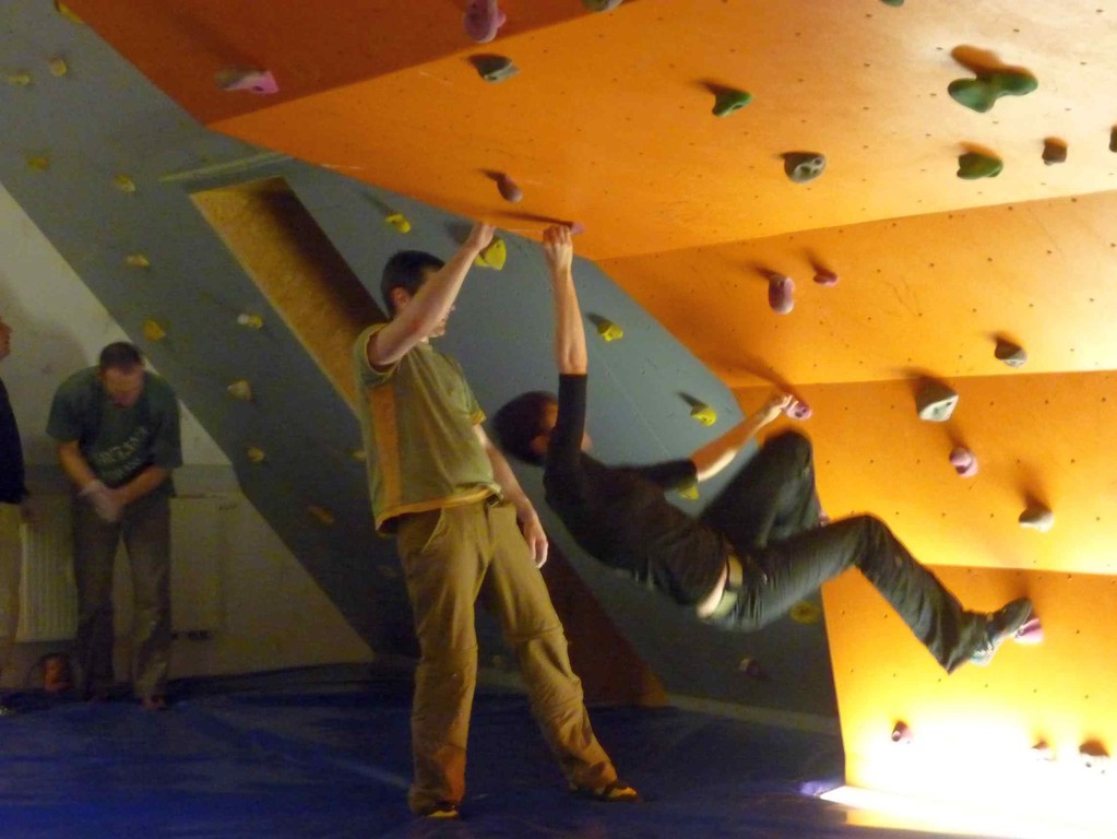 Es war ein richtig schöner und lustiger Boulderabend im Waldpark Grünheide!