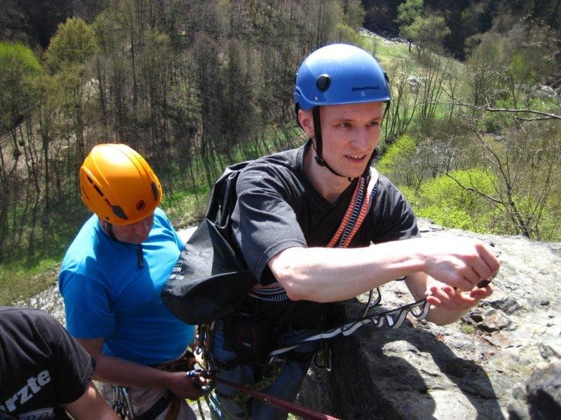 Sonntagsklettern im Steinicht