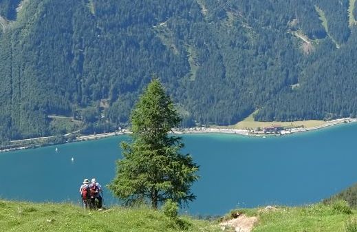  Hoch über dem Achensee,  eine Wanderung zur Dalfazalm und zum Dalfazer Wasserfall, 29.06.2023 