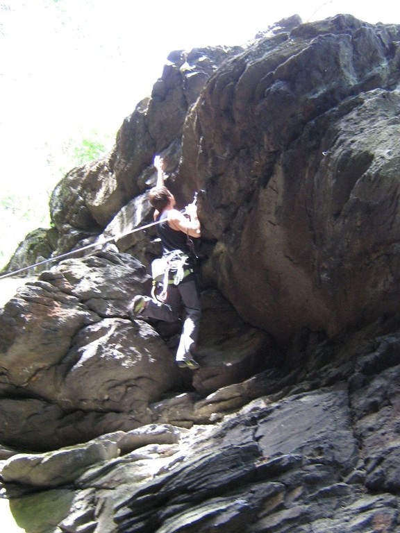 Klettern am Poppenstein / Geigenbachtal / Vogtland