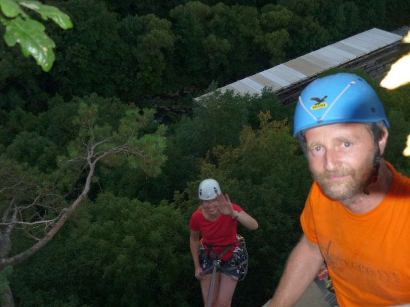 Sommer Spezial - Mittwochstraining im Klettergebiet Steinicht 01.08.2012