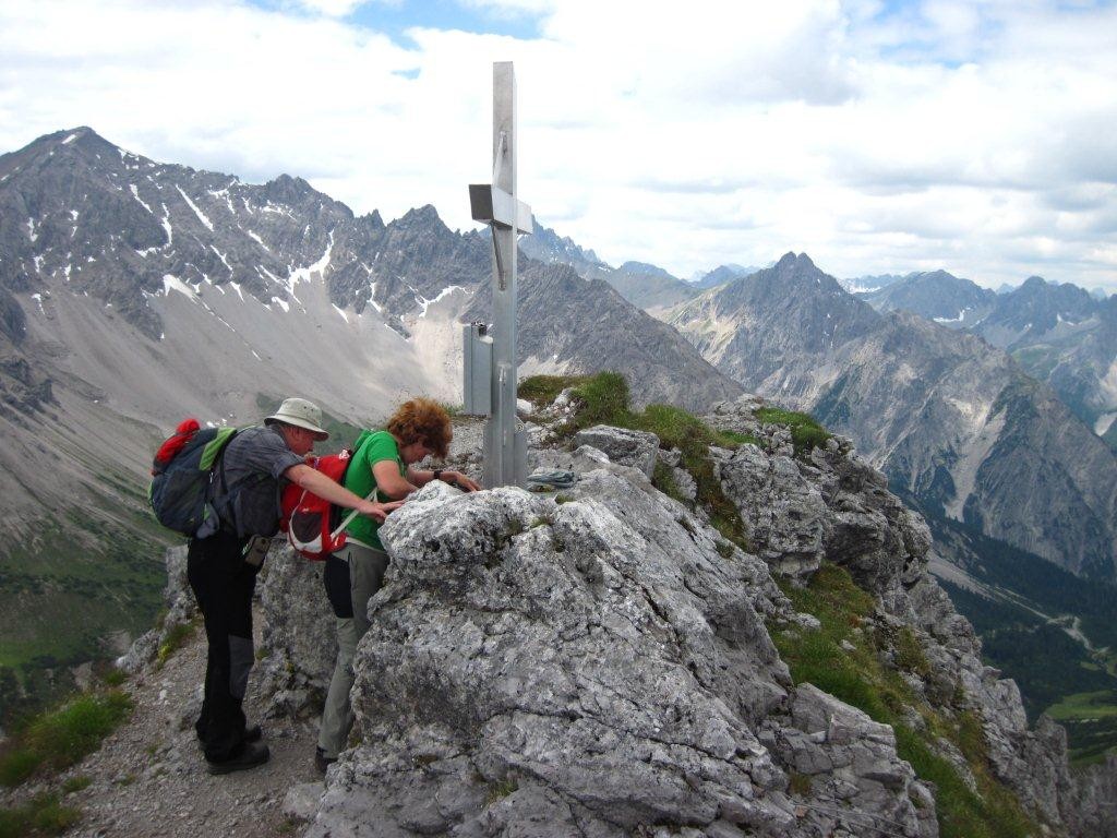 Tour zum Falschen Kogel 2388 m in den Lechtaler Alpen