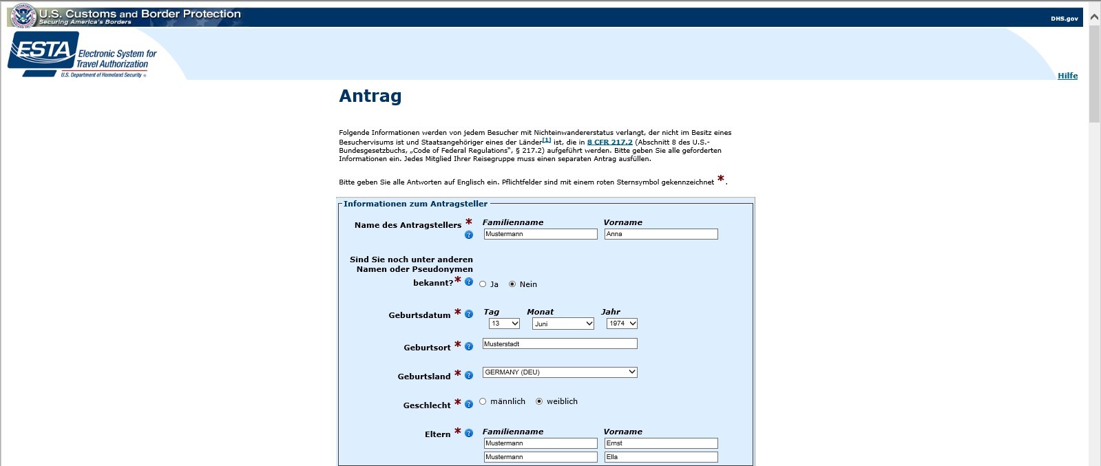 ESTA beantragen leicht gemacht - seniortraveller.de - Reiseblog für den ...