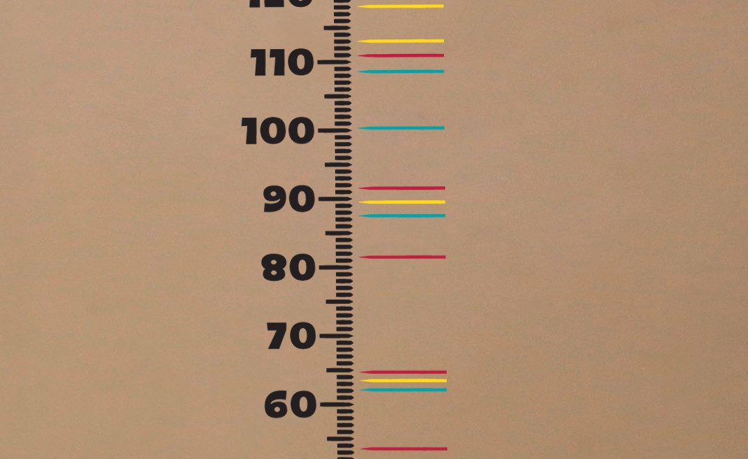 Markers Plain Height Chart Sticker Decal Vinyl Wall Art Company