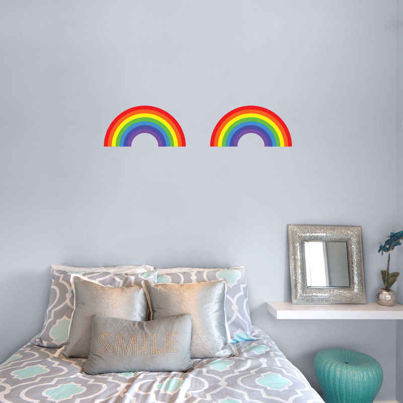 Rainbow Sticker Decal Vinyl Wall Art Company