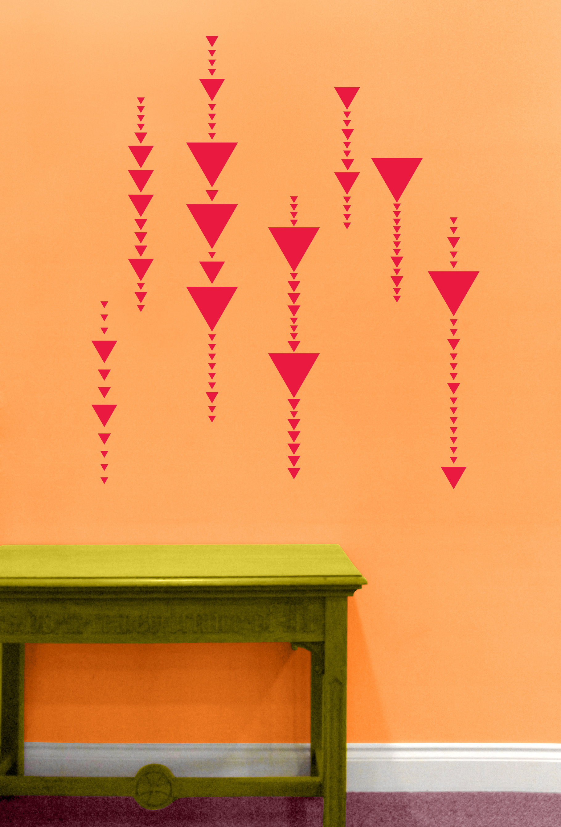 Triangles Sticker Decal Vinyl Wall Art Company