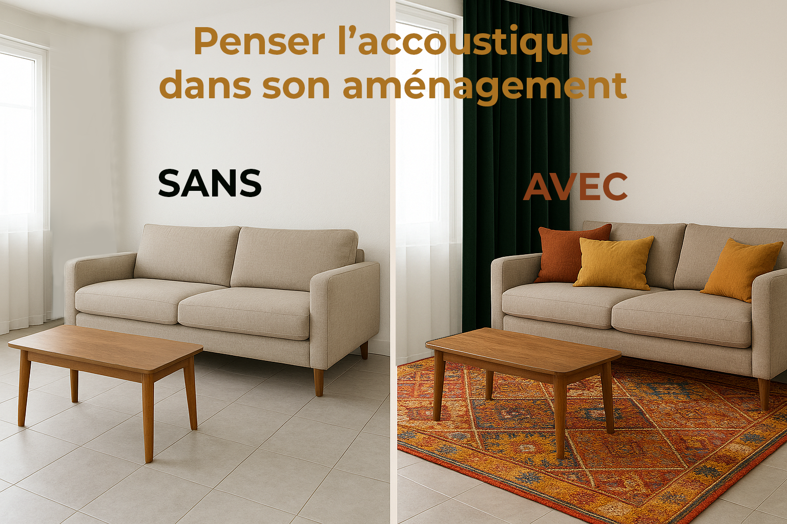 L’invisible de la déco : maîtriser l’acoustique de son intérieur