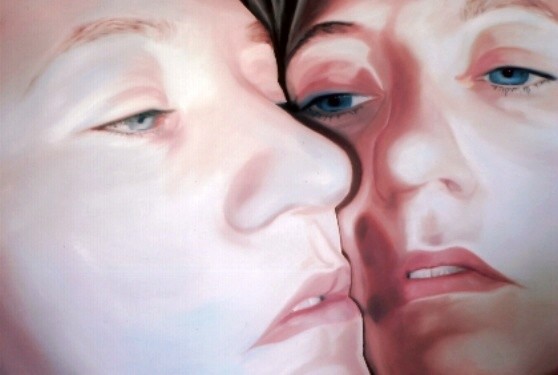 face2face_03   |   Öl auf Leinwand   |   60 x 90 cm   |   2005