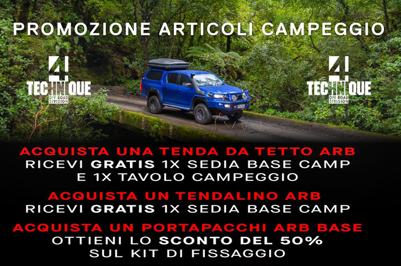 Da 4 Technique la promozione ARB Camping 2026