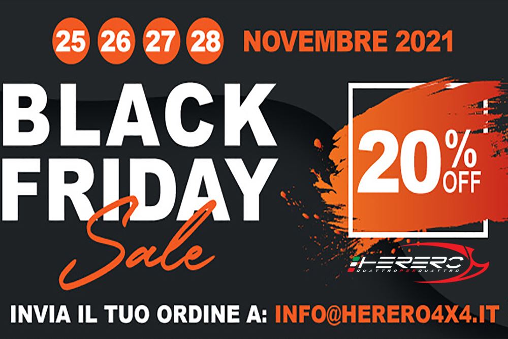 Approfitta del Black Friday di Herero 4x4